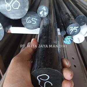 As Nylon Polyethylene Batangan Hitam ( HDPE Rod ) Dia. 25 mm x 1 meter