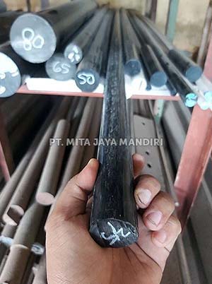 Nylon Polyethylene Batangan Hitam ( PE Rod ) Diameter 20 mm x 50cm