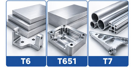 Perbedaan aluminium T7 T651 T6